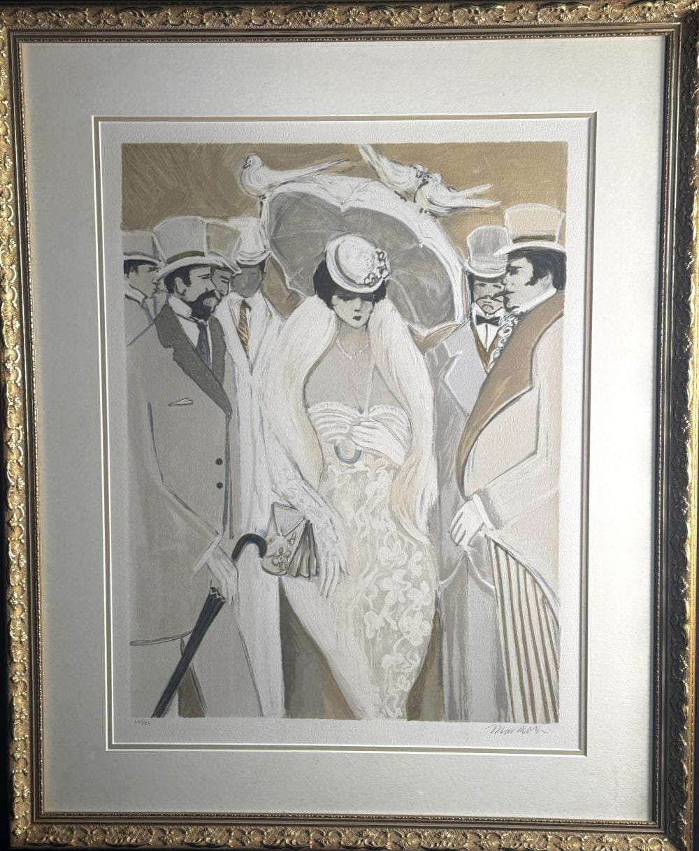 isaac maimon three doves limited edition serigraph · Lewis & Maese Antiques & Auctions · 2026-03-08 Isaac Maimon comparable auction result: isaac maimon three doves limited edition serigraph