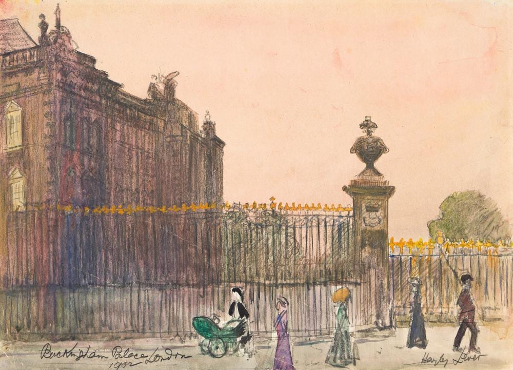 Hayley Lever comparable auction result: hayley lever 1876 1958 buckingham palace london 1902