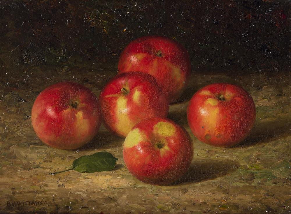 bryant chapin 1859 1927 apples 1912 · Swann Auction Galleries · 2026-03-12 Bryant Chapin comparable auction result: bryant chapin 1859 1927 apples 1912