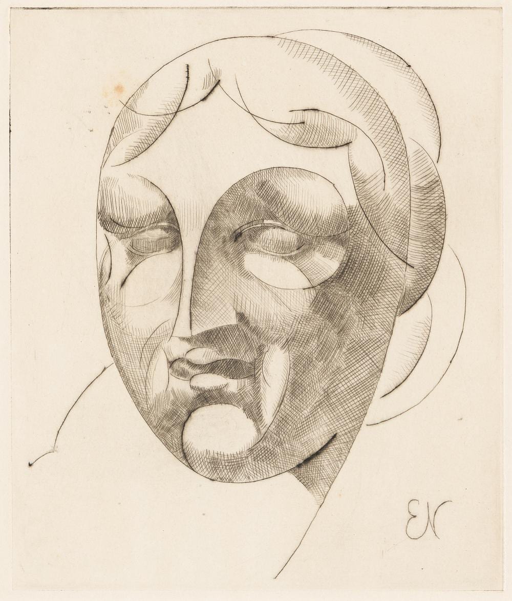 Elie Nadelman comparable auction result: elie nadelman 1882 1946 female head 1920