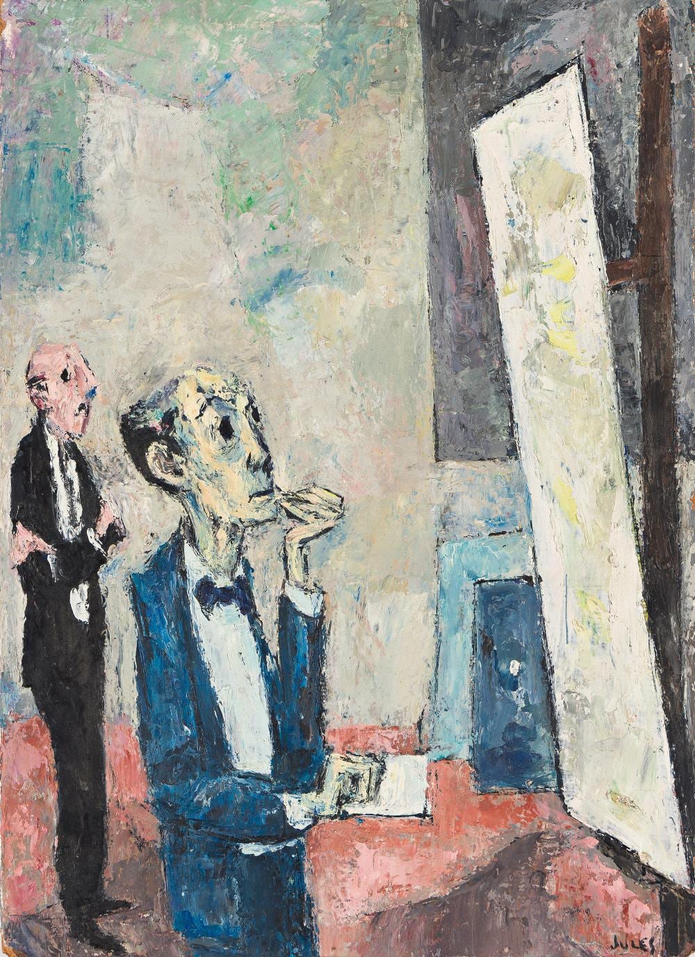mervin jules 1912 1994 untitled connoisseurs · Swann Auction Galleries · 2026-03-12 Mervin Jules comparable auction result: mervin jules 1912 1994 untitled connoisseurs