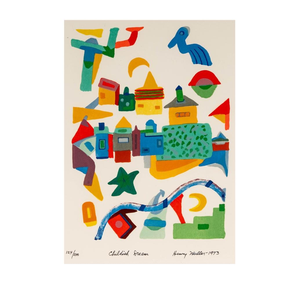 Henry Miller comparable auction result: henry miller 1891 1980 childish dreams