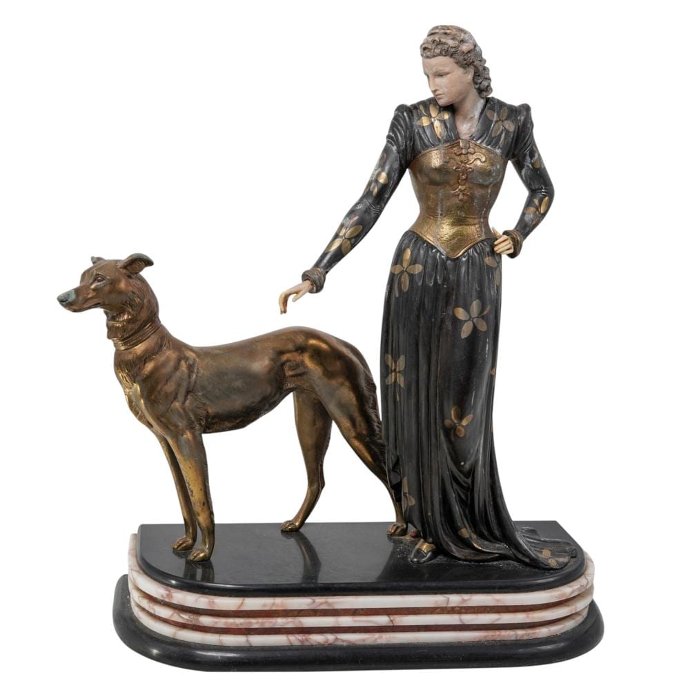 Ugo Cipriani comparable auction result: ugo cipriani italian 1887 1960 spelter marble sculpture