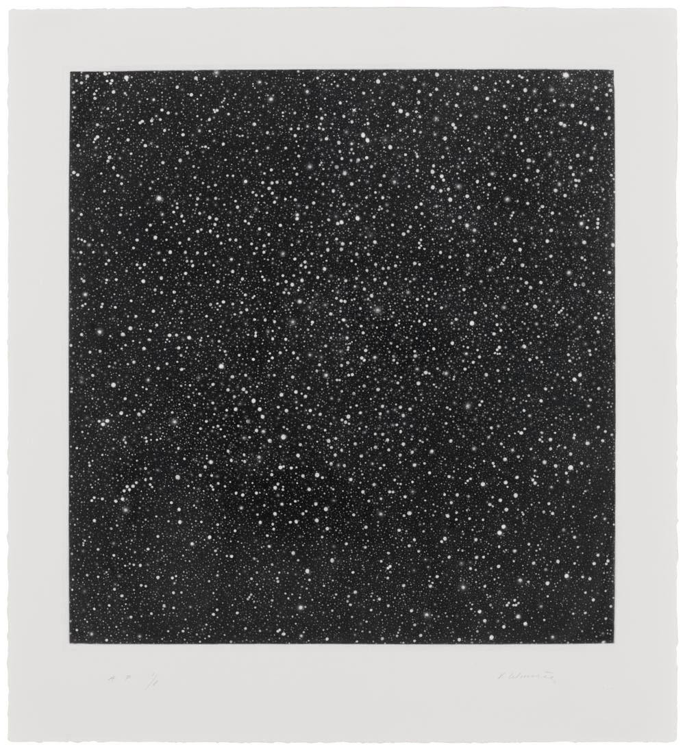 Vija Celmins comparable auction result: vija celmins b 1938 december 1984 image 16 x 15 5 8 in 418 x 397