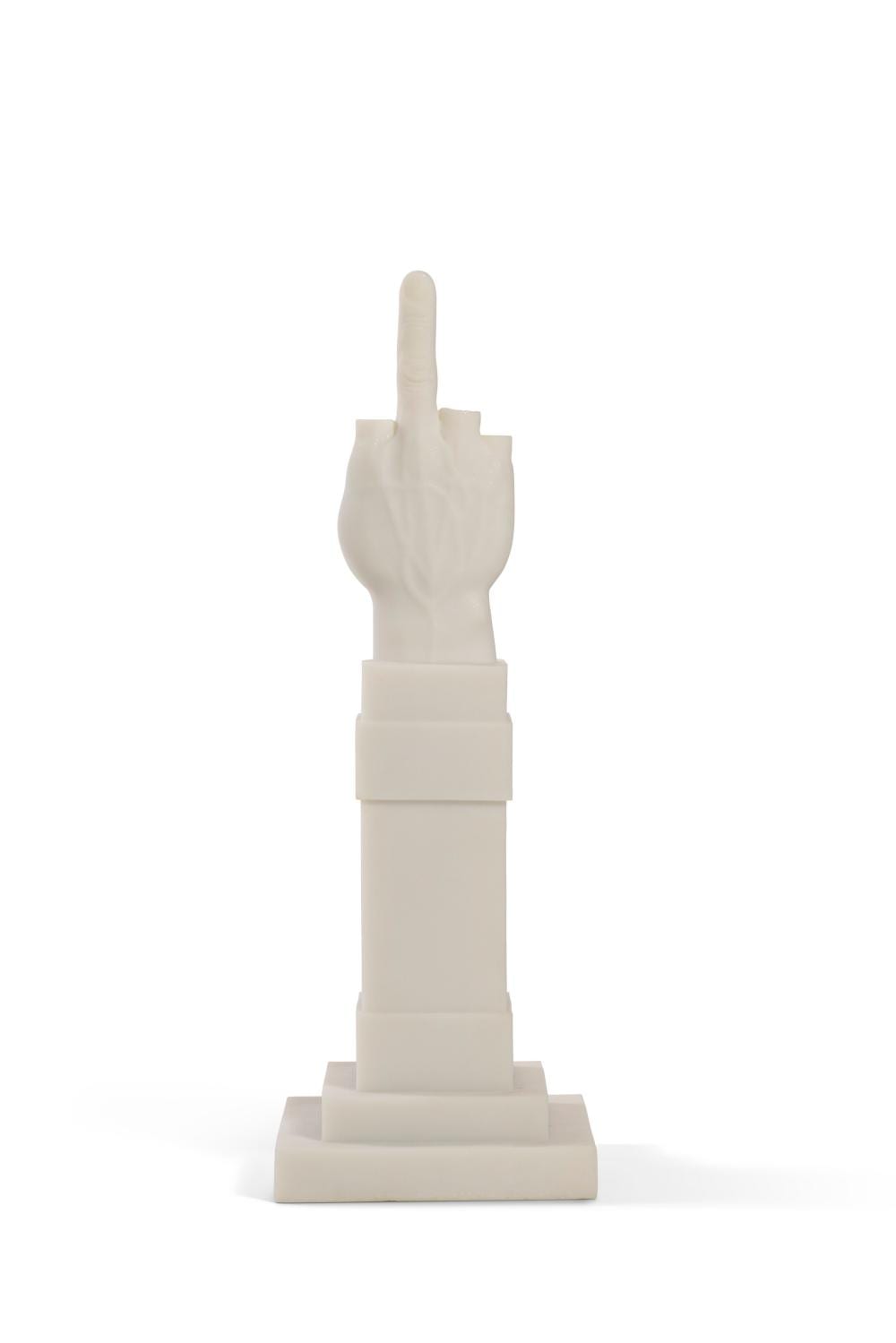 Maurizio Cattelan comparable auction result: maurizio cattelan b 1960 l o v e overall 21 7 8 x 9 x 9 in 556 x 2