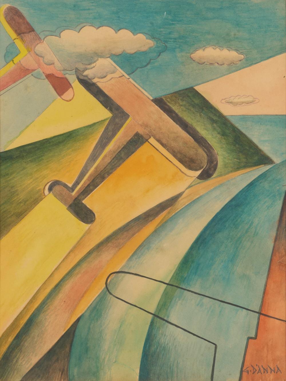 giulio d anna villarosa 1908 messina 1978 untitled · Finarte · 2026-03-05 Giulio D'Anna comparable auction result: giulio d anna villarosa 1908 messina 1978 untitled