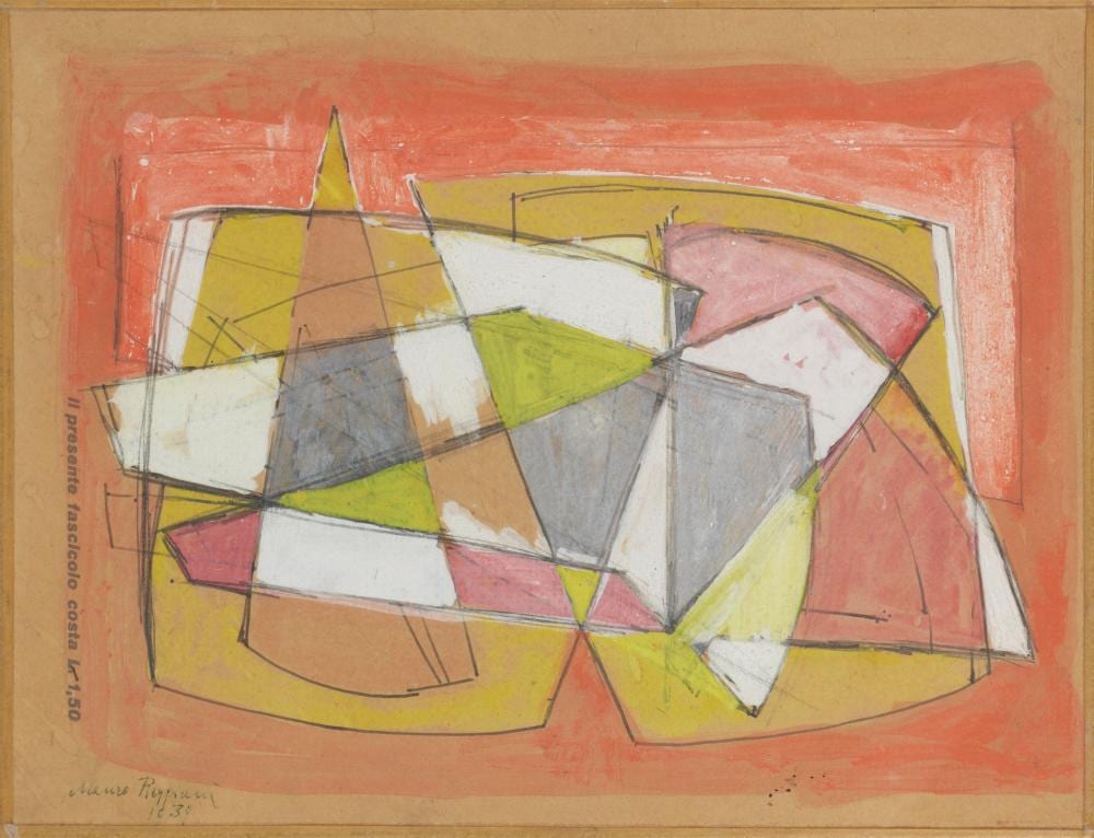 Mauro Reggiani comparable auction result: mauro reggiani nonantola 1897 milano 1980 untitled 1939