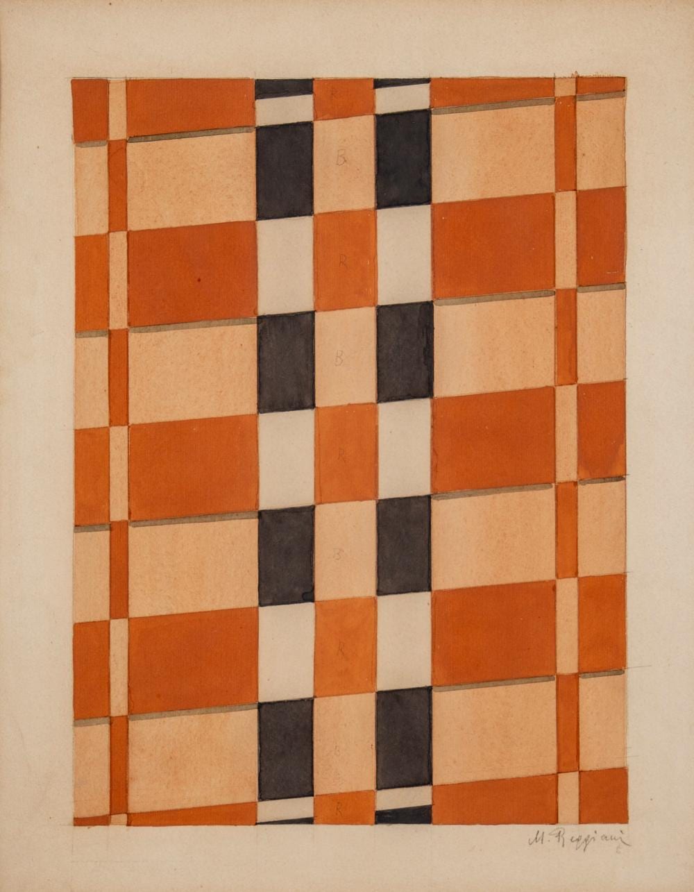 Mauro Reggiani comparable auction result: mauro reggiani nonantola 1897 milano 1980 untitled