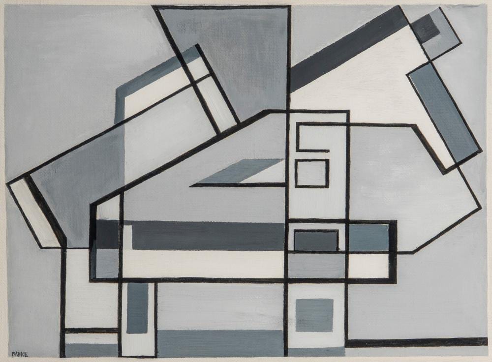 Mario Radice comparable auction result: mario radice como 1898 milano 1987 composition