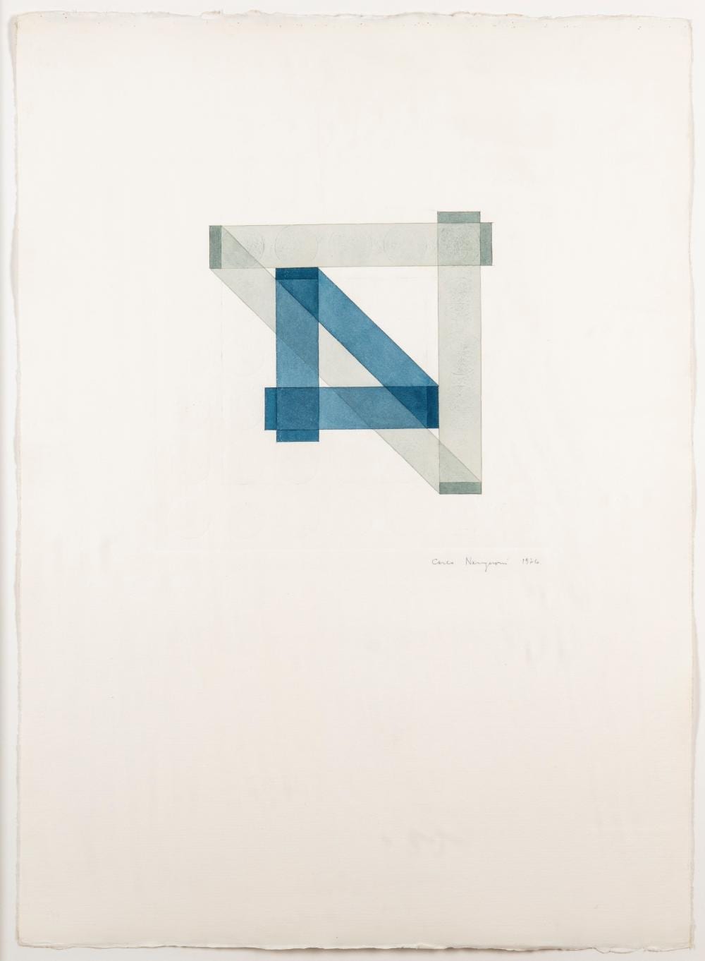 Carlo Nangeroni comparable auction result: carlo nangeroni new york 1922 calice ligure 2018 untitled 1974
