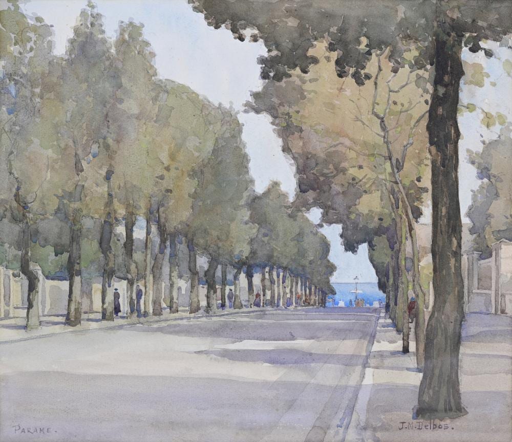 Julius M. Delbos comparable auction result: julius m delbos british 1879 1970 p