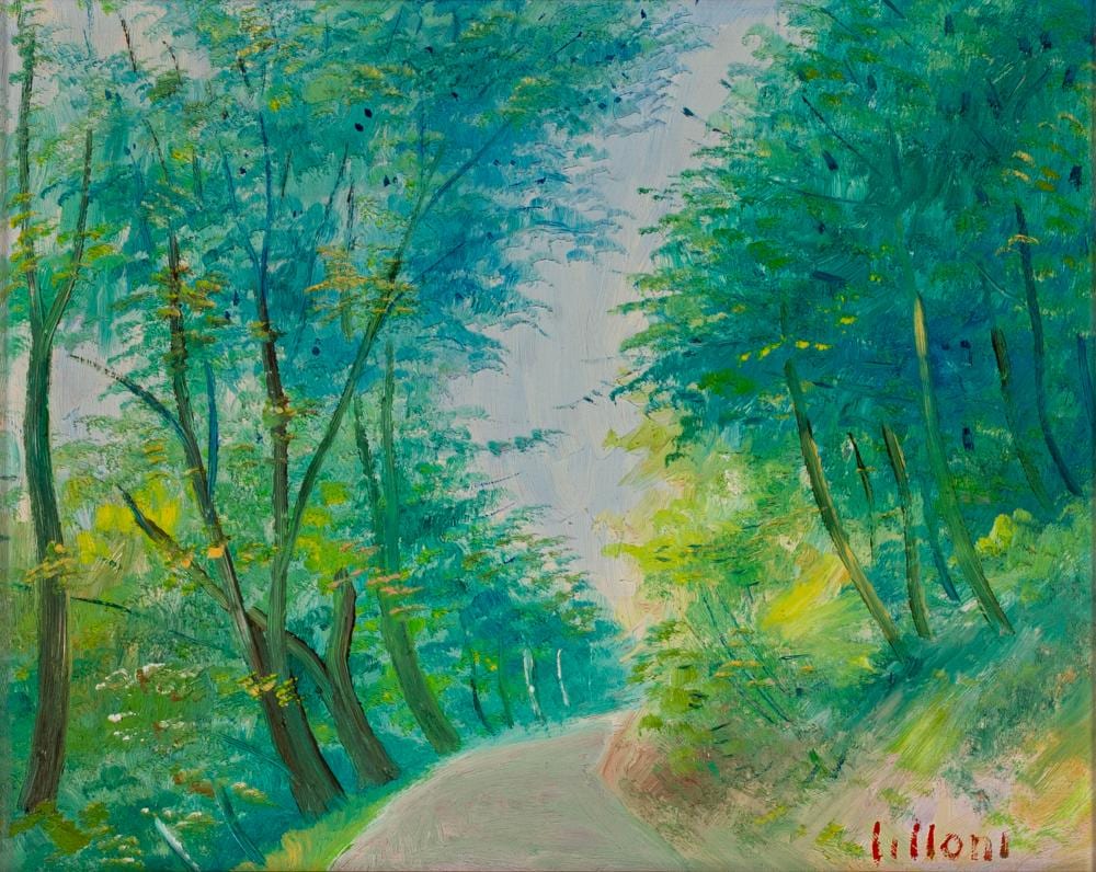 Umberto Lilloni comparable auction result: umberto lilloni strada a lugano