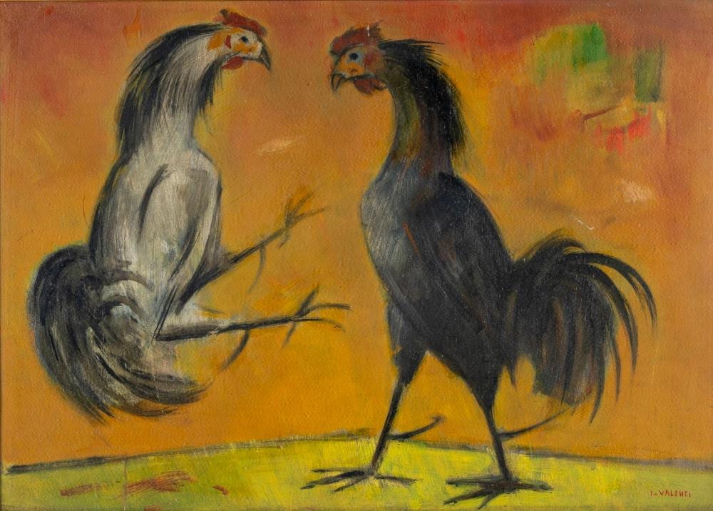 Italo Valenti comparable auction result: italo valenti untitled