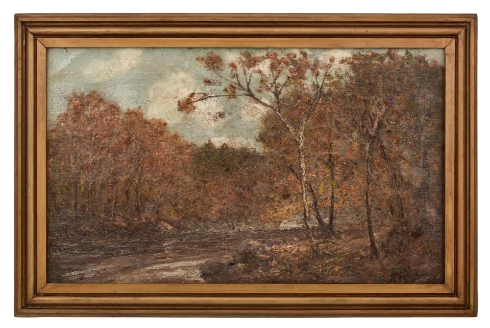 Hal Robinson comparable auction result: hal robinson american 1867 1933 autumn landscape