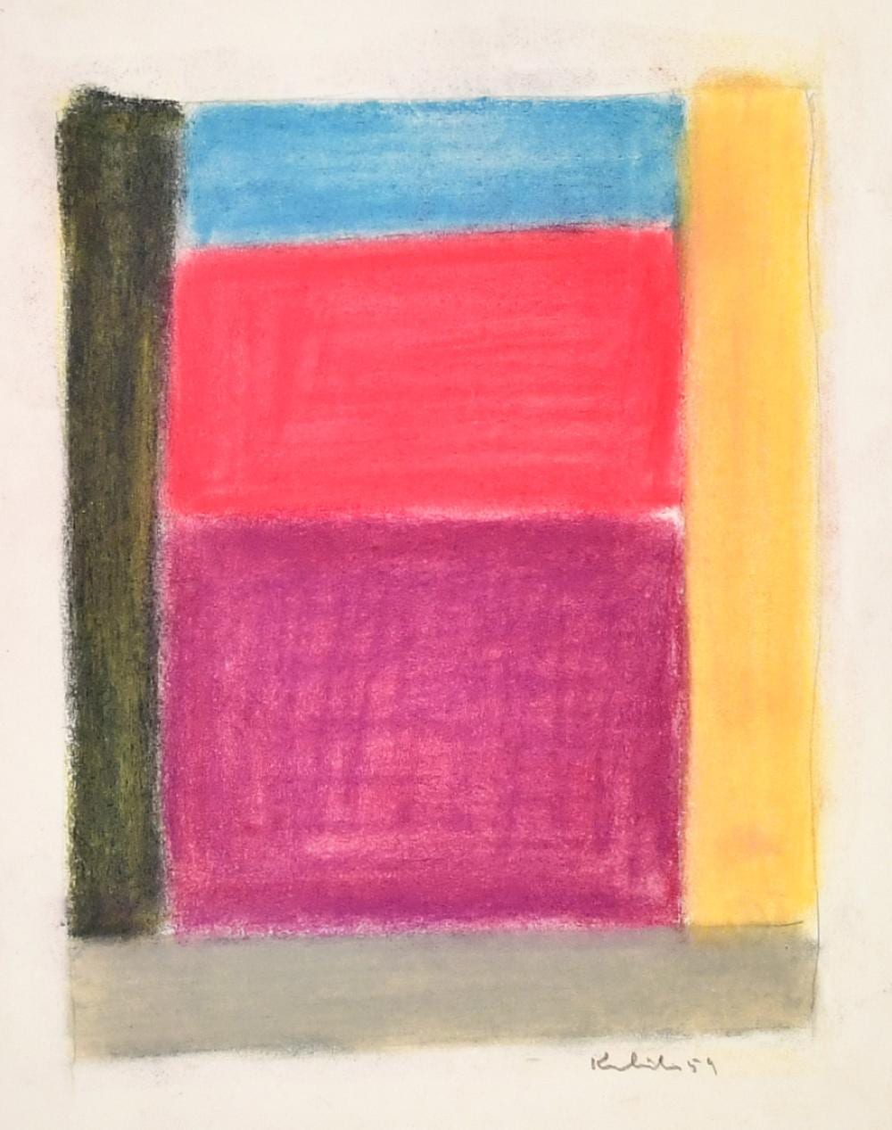 Robert M Kulicke comparable auction result: robert moore kulicke american 1924 2007 untitled