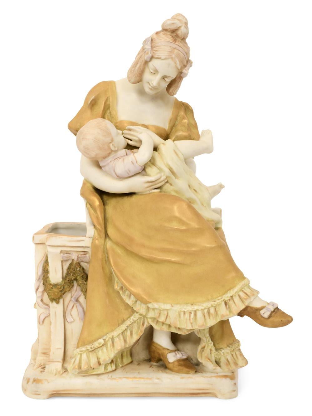 ernst wahliss royal vienna porcelain grouping of a woman baby · Fontaine's Auction Gallery · 2026-03-14 Ernst Wahliss comparable auction result: ernst wahliss royal vienna porcelain grouping of a woman baby