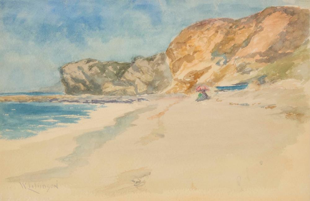 William Lees Judson comparable auction result: william lees judson 1842 1928 surf and sand