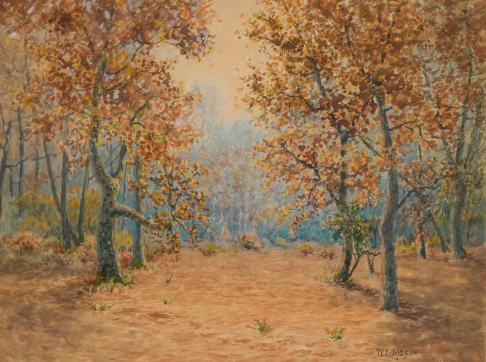 William Lees Judson comparable auction result: william lees judson 1842 1928 autumn landscape