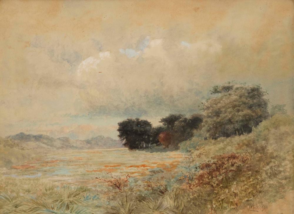 William Lees Judson comparable auction result: william lees judson 1842 1928 poppies and oak trees in a california landscape