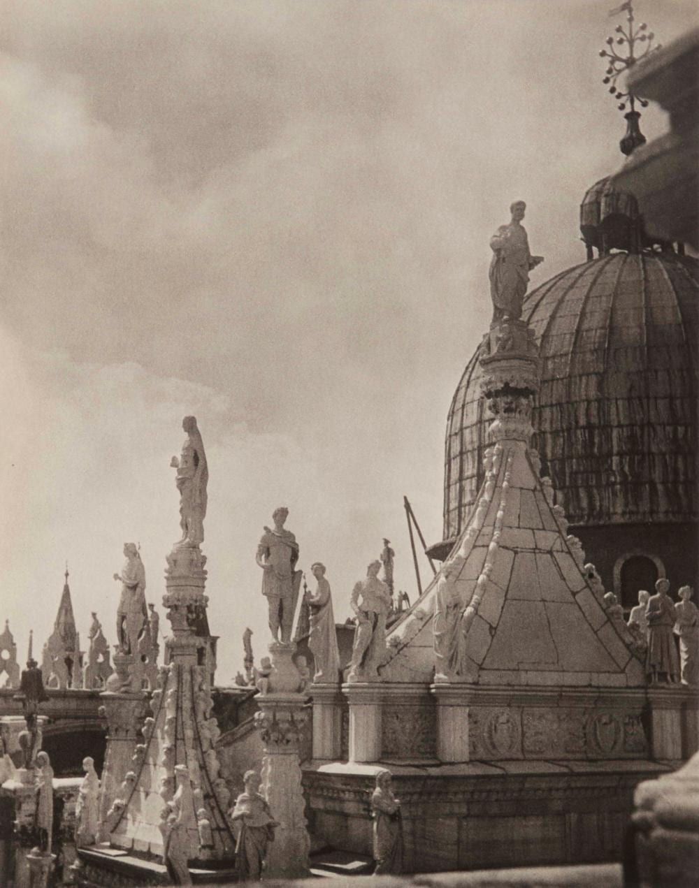 laure albin guillot 1879 1962 roof top of french church circa 1950 · John Moran Auctioneers · 2026-03-10 Laure Albin-Guillot comparable auction result: laure albin guillot 1879 1962 roof top of french church circa 1950