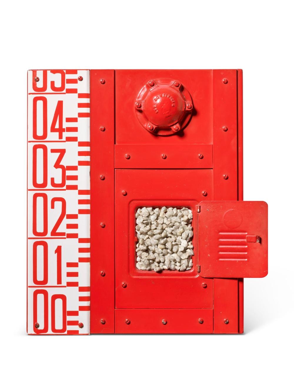 Jean-Pierre Raynaud comparable auction result: jean pierre raynaud b 1939 petite porte rouge little red door polyes