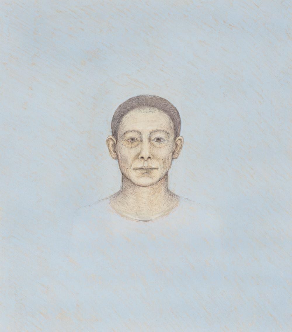 John Davies comparable auction result: john davies b 1946 drawing of patricia pastel on paper19 x 17 in