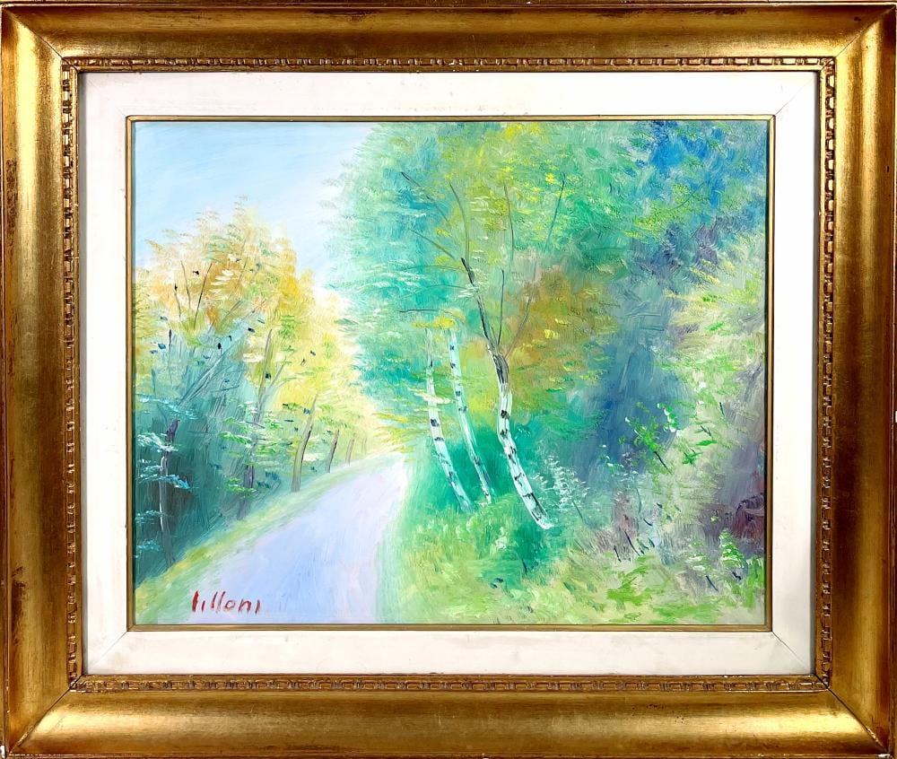 Umberto Lilloni comparable auction result: umberto lilloni strada al monte generoso 1967