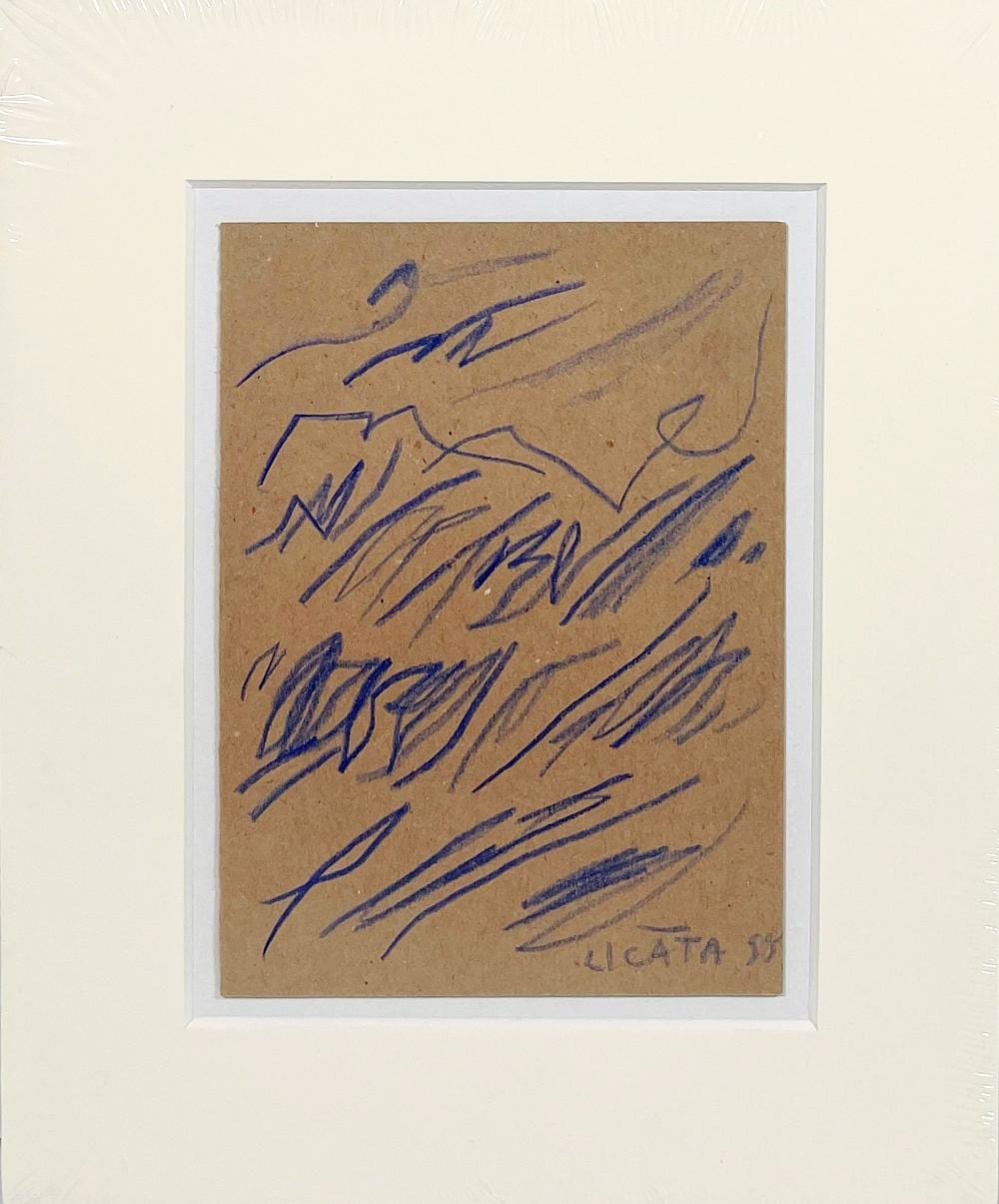 Riccardo Licata comparable auction result: riccardo licata senza titolo 1995