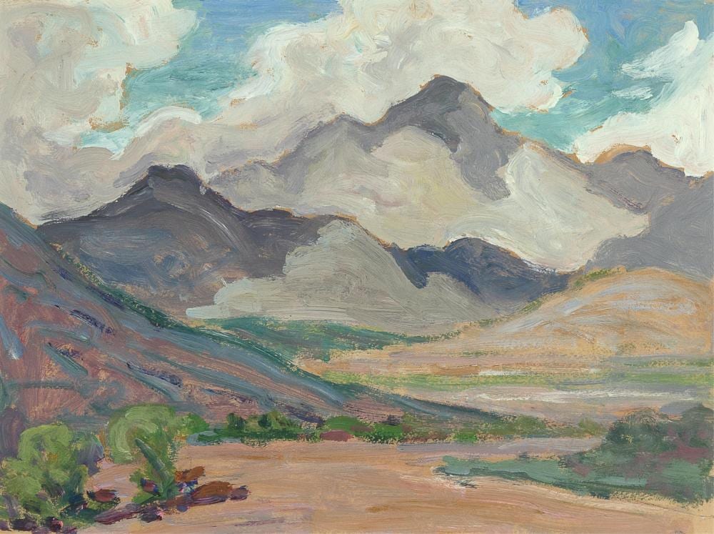 Albert H. Schmidt comparable auction result: albert h schmidt mountains and clouds