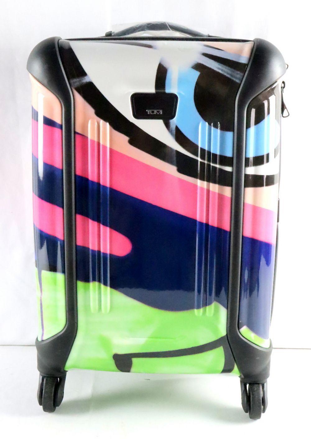 Crash comparable auction result: john matos for tumi vapor tag hard shell rolling suitcase