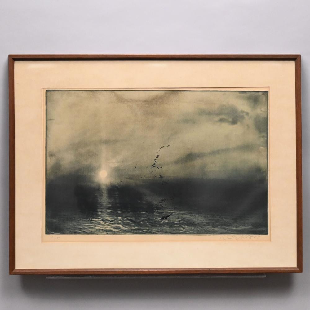 kaiko moti sunset seascape · Devin Moisan Auctioneers, Inc. · 2026-03-13 Kaiko Moti comparable auction result: kaiko moti sunset seascape