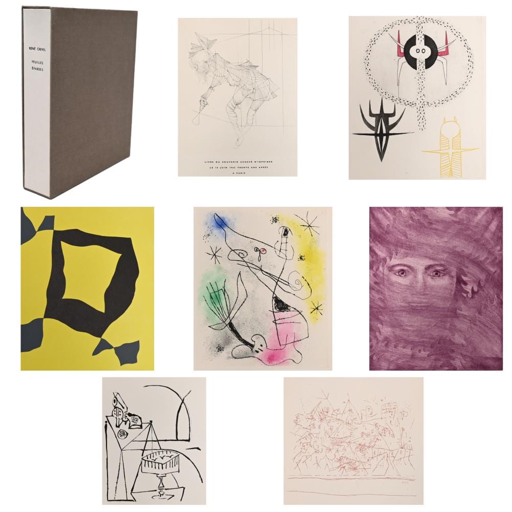 Rene Crevel comparable auction result: rene crevel feuilles eparses miro ernst arp