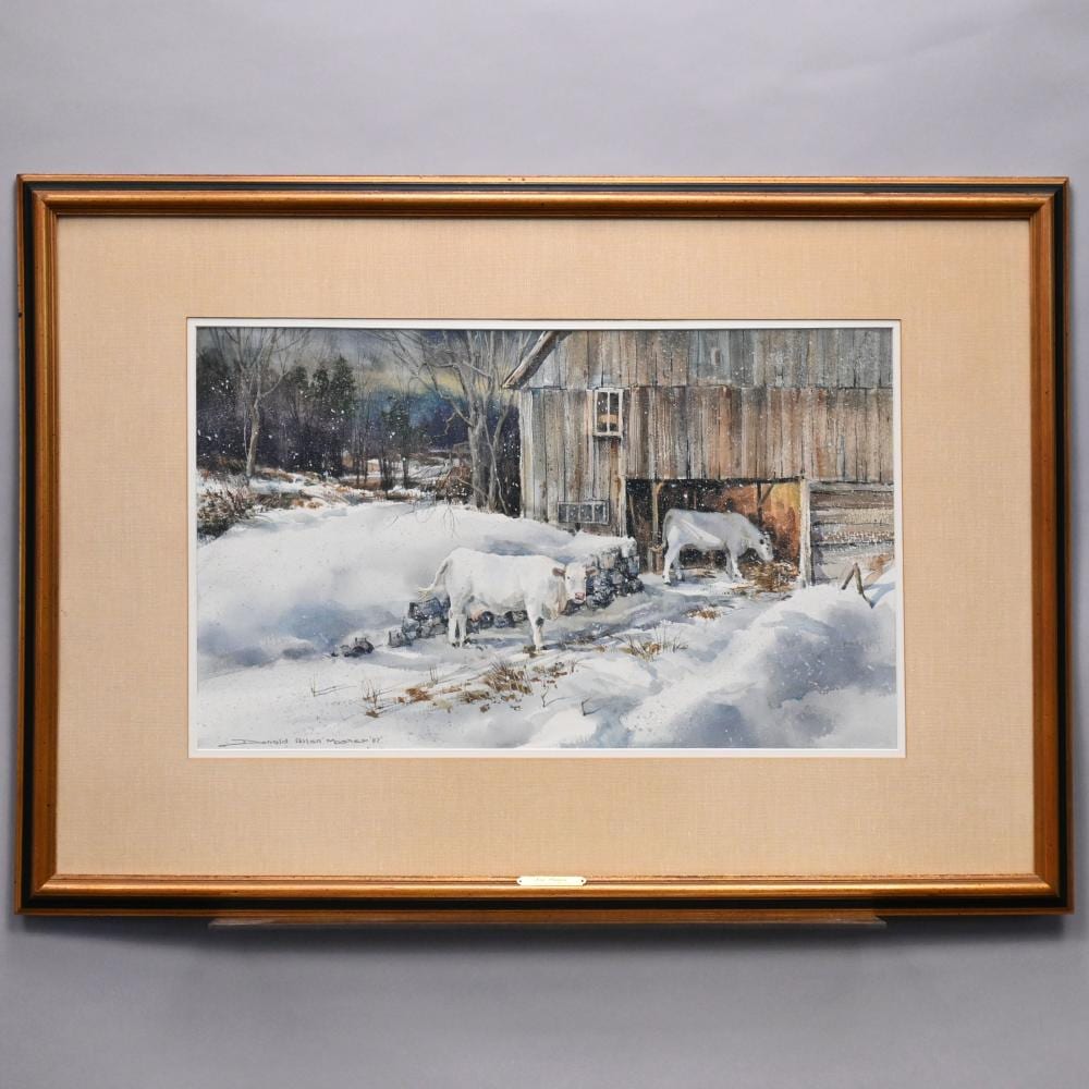 donald allen mosher new flurries · Devin Moisan Auctioneers, Inc. · 2026-03-15 Donald Allen Mosher comparable auction result: donald allen mosher new flurries