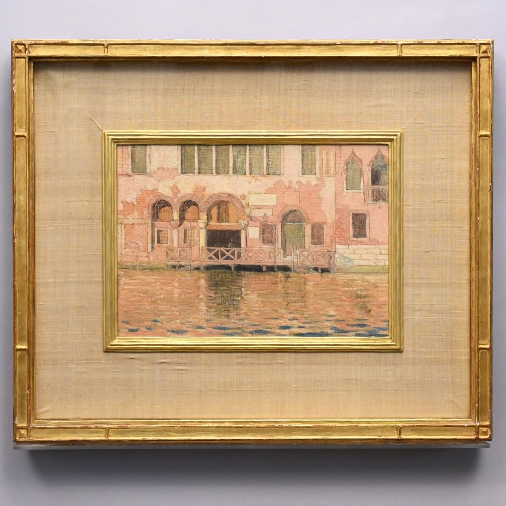 Hermann Dudley Murphy comparable auction result: hermann dudley murphy venetian canal scene