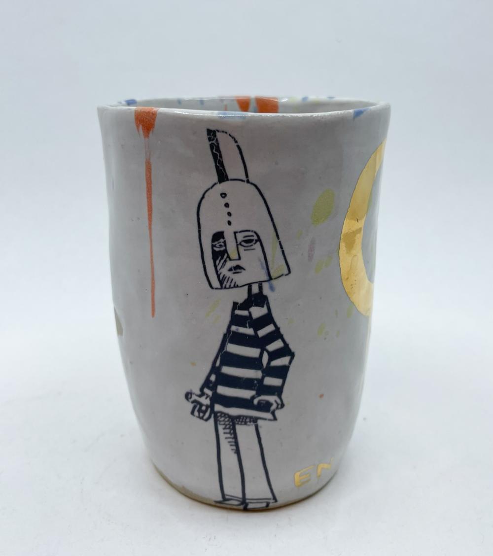 En Iwamura comparable auction result: en iwamura japanese b 1988 studio ceramic tumbler