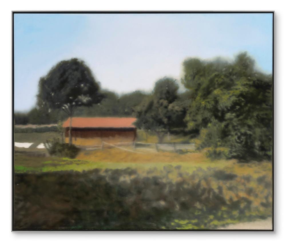 Gerhard Richter (B. 1932). Schober (Haybarn). oil on canvas39 ½ x 47 ¼ in. comparable sale
