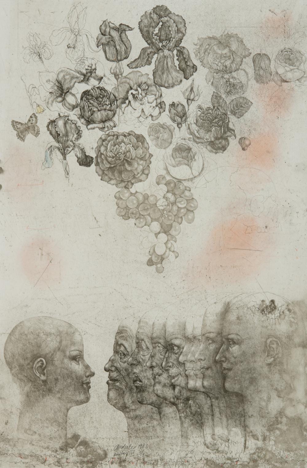 Jirí Anderle comparable auction result: jir anderle czech 1936 vanitas vii 1983