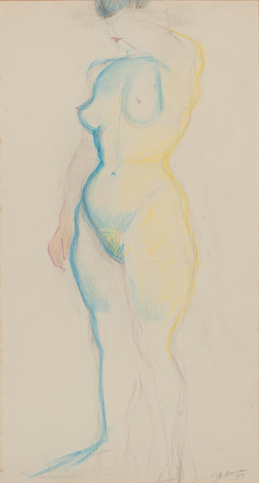 Joop MOESMAN comparable auction result: joop moesman dutch 1909 1988 nude 1929
