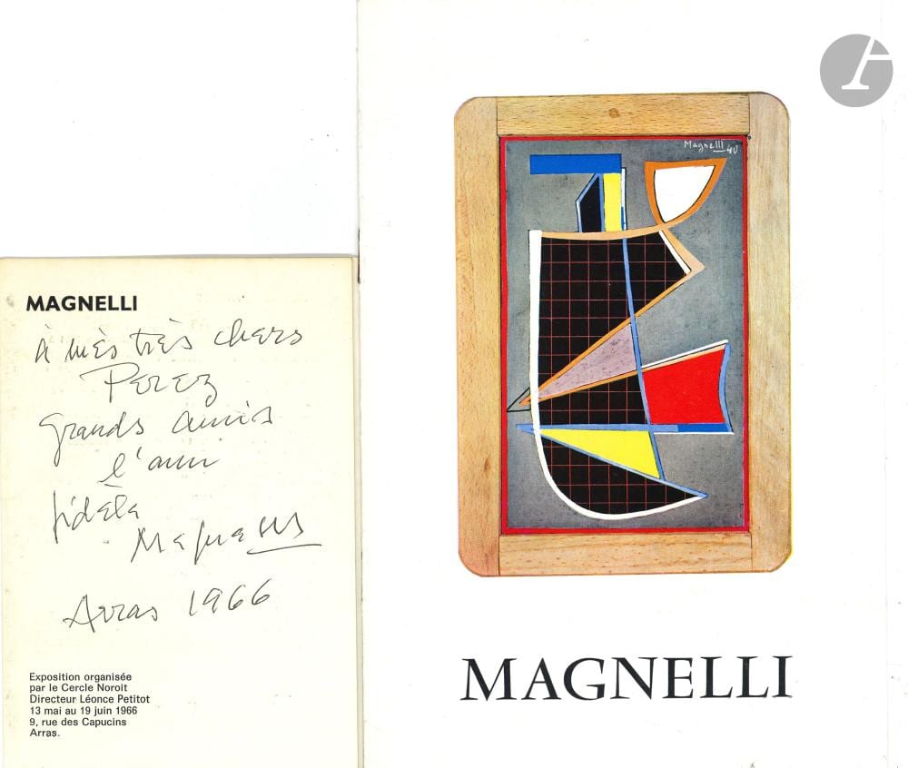 Alberto Magnelli comparable auction result: alberto magnelli 1888 1971 4 catalogues avec d dicaces a s 1963 1966