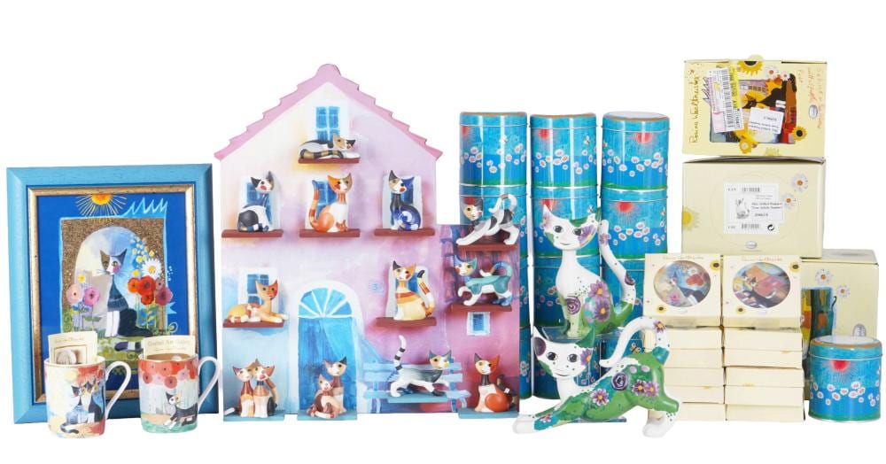 Rosina Wachtmeister comparable auction result: rosina wachtmeister 1939 extensive cat collection by goebel