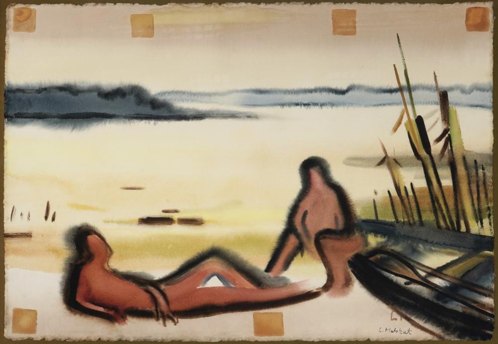 Lothar Malskat comparable auction result: lothar malskat 1913 1988 resting rowers