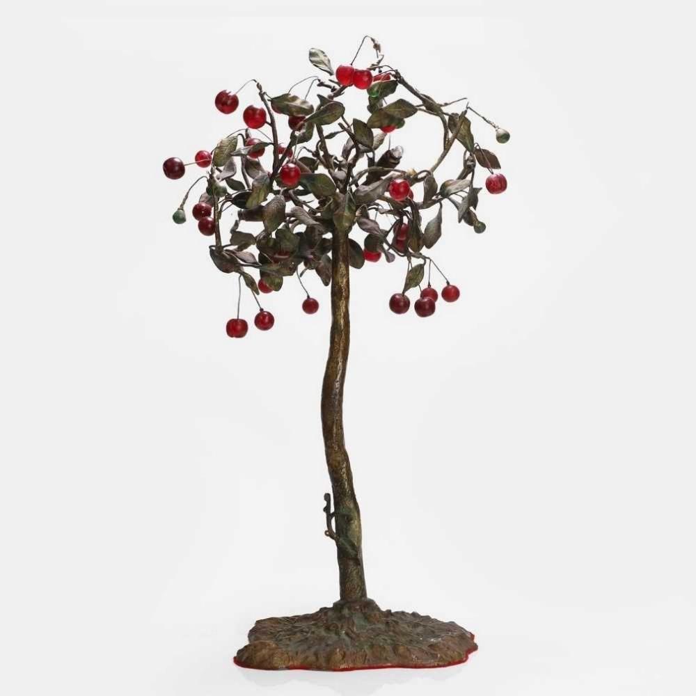 A Vienna bronze table lamp, late 19th/early 20th century, Austrian, sold by Sworders, lot 285 — auction record photograph