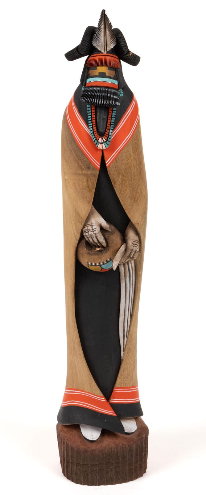 Wilmer Kaye comparable auction result: wilmer kaye hopi b 1952 native american katsina mana kachina doll
