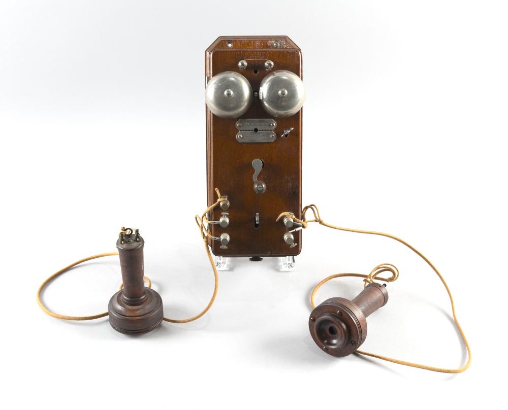 Market example image for rare Charles Williams coffin telephone