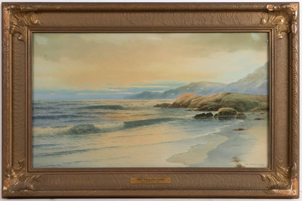 George Howell Gay comparable auction result: george howell gay american 1858 1931 new england coastal landscape