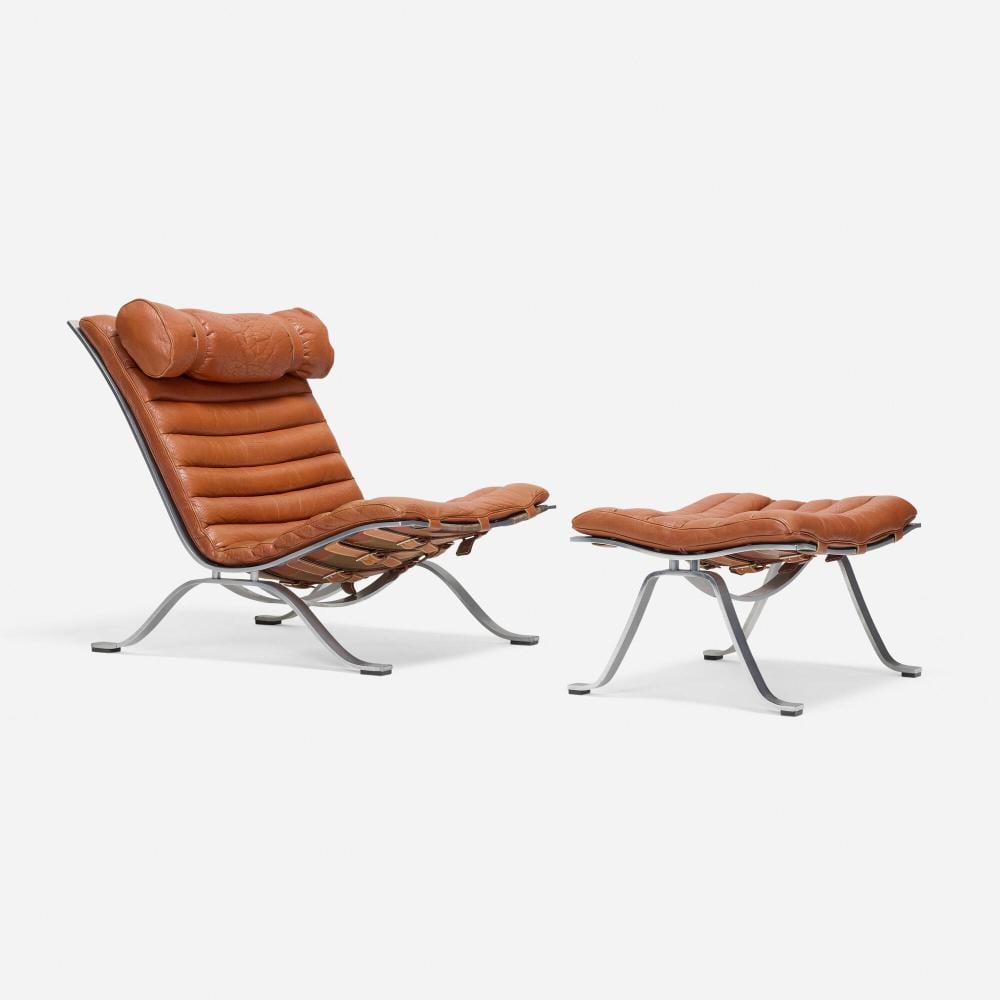 arne norell ari lounge chair and ottoman · Wright · 2026-03-05 Arne Norell comparable auction result: arne norell ari lounge chair and ottoman