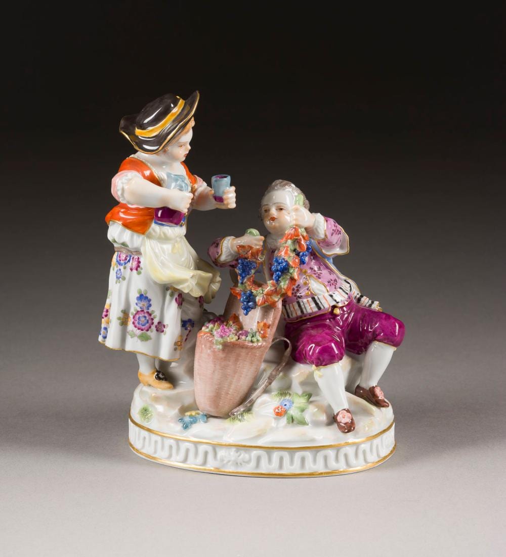 Michel Victor Acier comparable auction result: michel victor acier figurengruppe allegorie der herbst