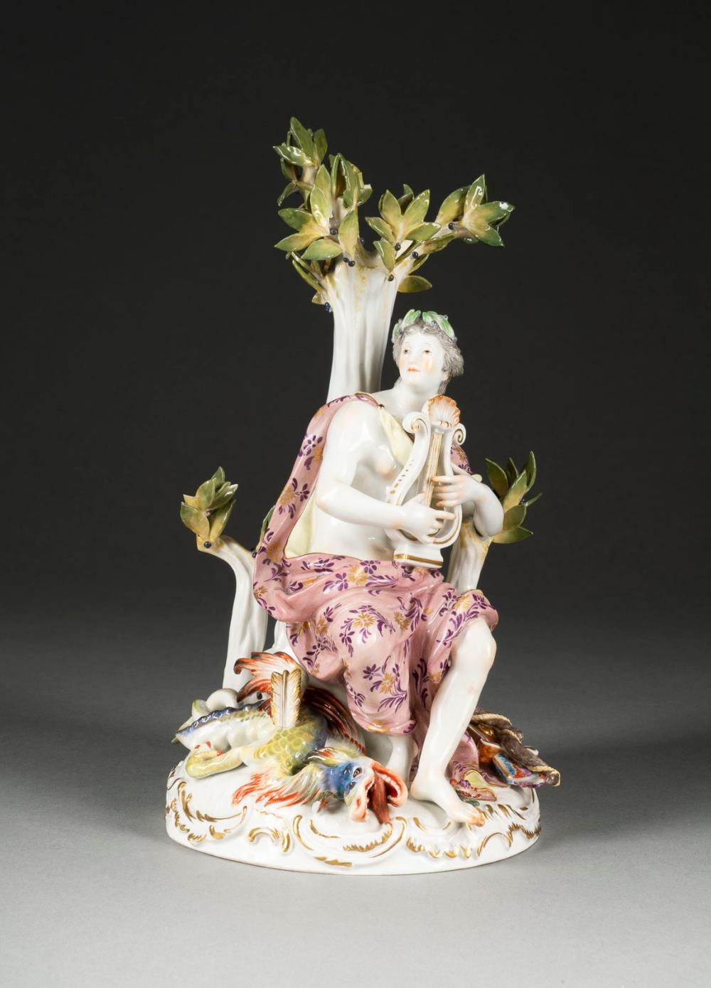 Johann Joachim Kändler comparable auction result: johann joachim kaendler apollo mit baum