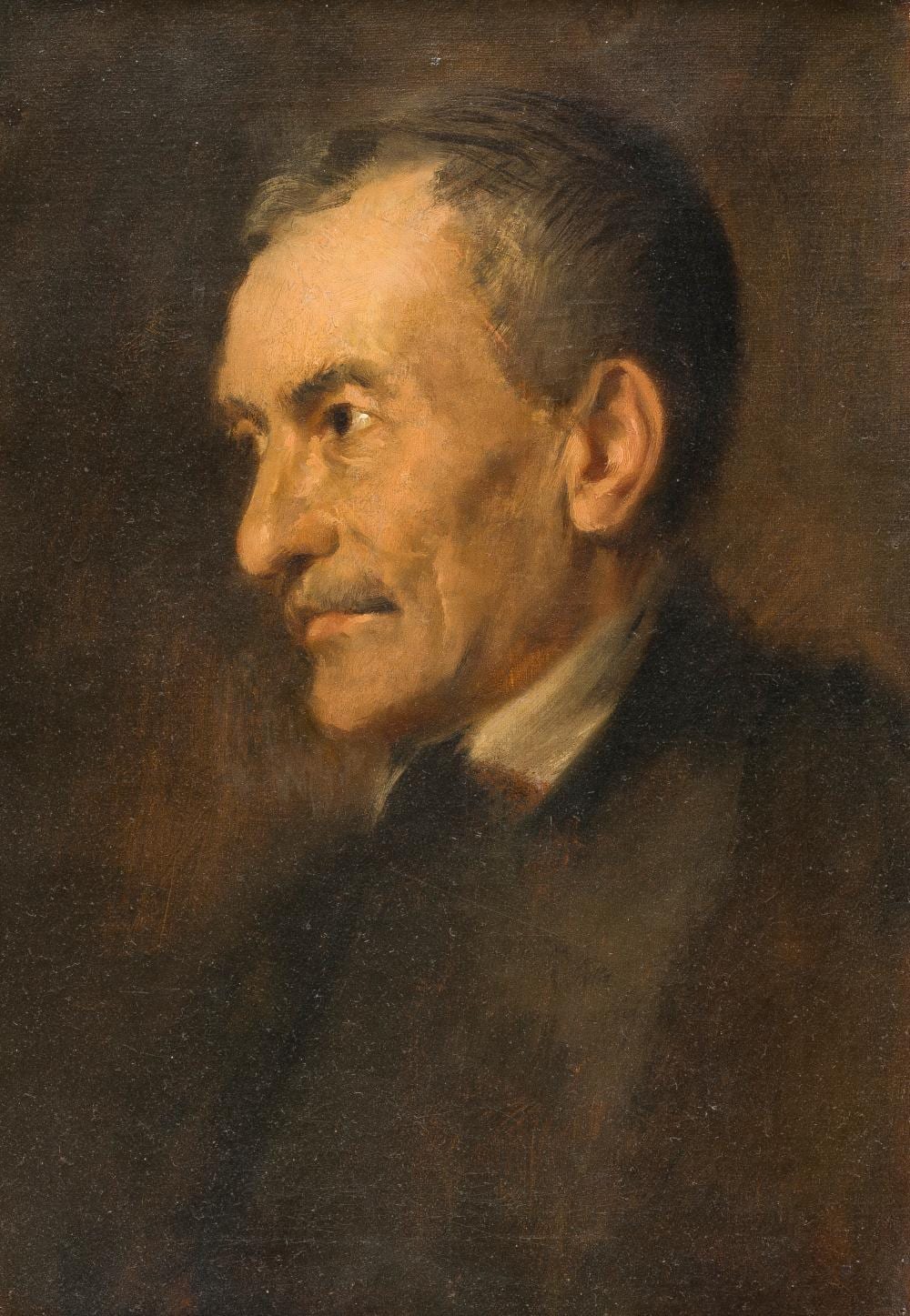 Franz von Lenbach comparable auction result: franz seraph von lenbach portrait eines herrn
