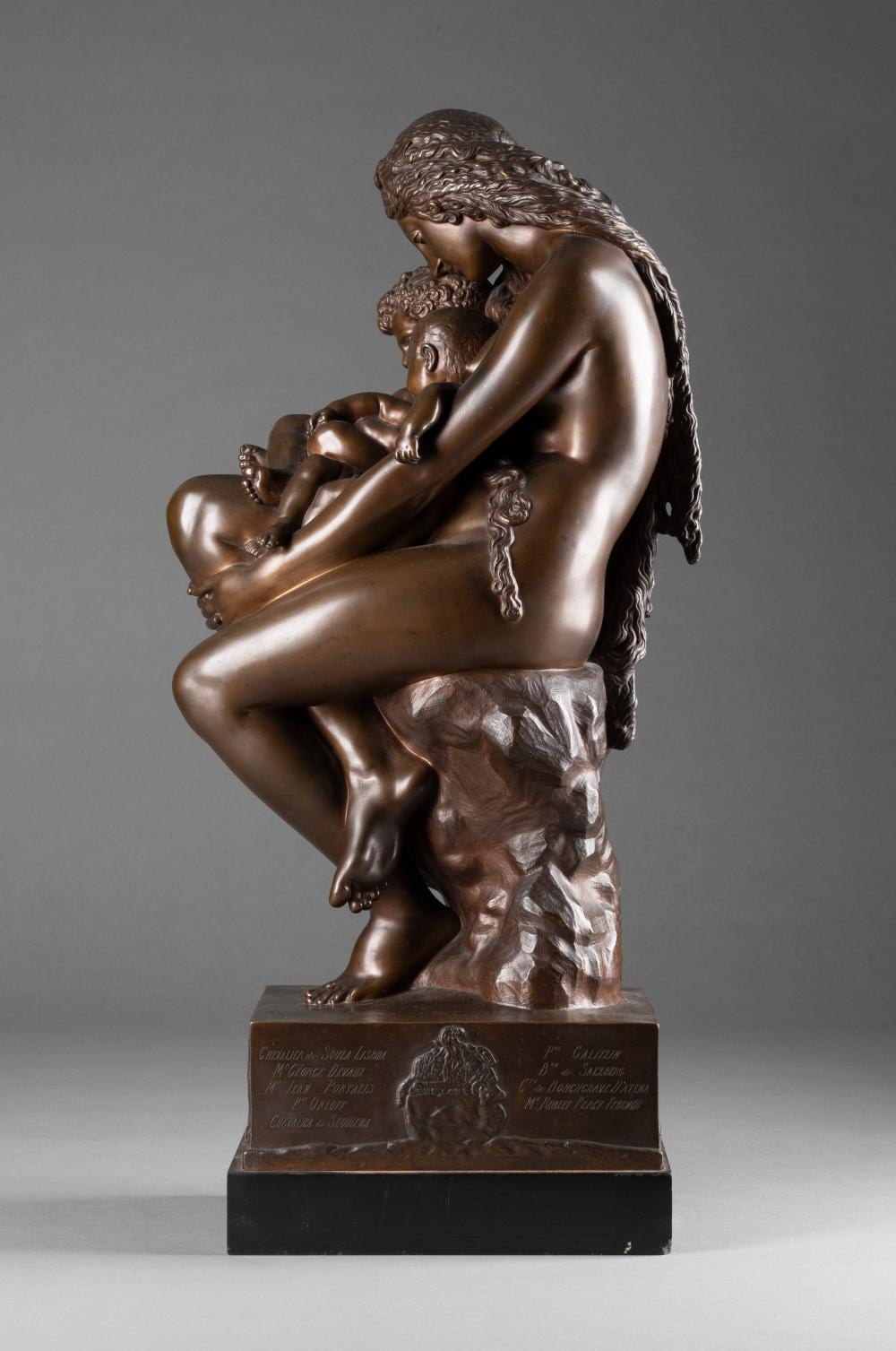 Auguste Hyacinthe Debay comparable auction result: auguste hyacinthe debay eva mit ihren s hnen kain und abel